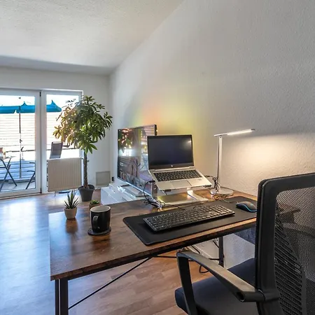 公寓 Komfort-apartment In Nahe Frankfurt & Bad Nauheim, Balkon, Parkplatz 弗里德伯格