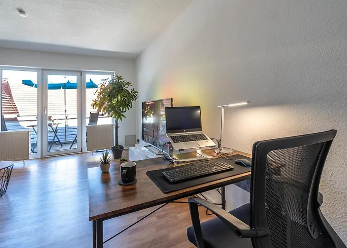 公寓 Komfort-apartment In Nahe Frankfurt & Bad Nauheim, Balkon, Parkplatz 弗里德伯格